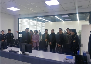 奉賢區(qū)柘林鎮(zhèn)領(lǐng)導(dǎo)一行到宗?？萍柬?xiàng)目現(xiàn)場(chǎng)考察調(diào)研