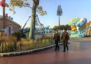 不懼風(fēng)險勇?lián)?堅守崗位保平安—宗保公司駐南京歡樂谷項目戰(zhàn)“疫