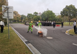 開展消防處置演練 筑牢校區(qū)安全防線—宗保公司協(xié)助市委黨校開展消